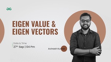 Eigen Value and Eigen Vectors | GATE Data Science and Artificial Intelligence I | GATE 2024