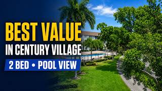 Pool-View Condo with Washer & Dryer | Century Village Pembroke Pines