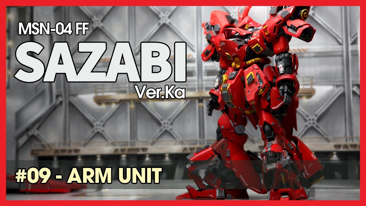 3D Printing Build - SAZABI Ver.ka를 MSN-04 FF Fukuoka 사자비