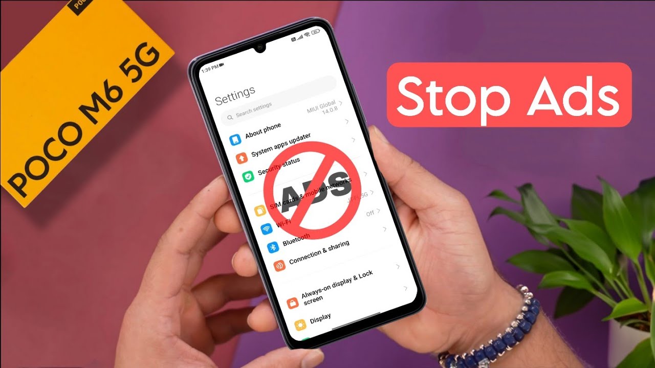 Poco Add How to Remove Popup Ads in Poco M6 5G | Poco M6 me Add Kaise Band Kare ...