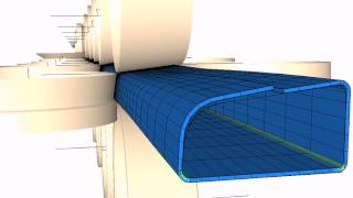 roll forming simulation of a rocker panel