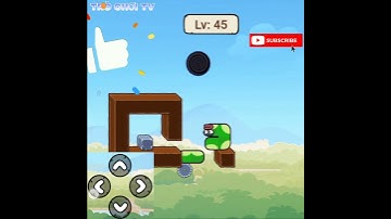 APPLE WORM LEVEL45 | SÂU FA ĂN TÁO, SIÊU ĐẶC BIỆT CẮT ĐÔI NGƯỜI??? #shorts #trochoitv