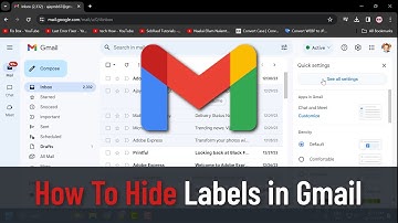 How To Hide Labels in Gmail (Guide)