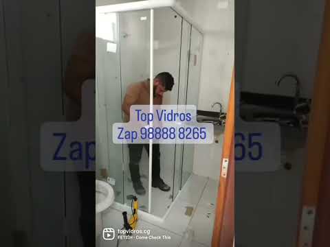 Box para banheiro, Angular e Frontas - Top Vidros - Vidraçaria #shorts