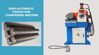 lead screw chamfering thread rod chamfering machine