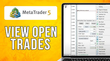 Hoe u openstaande transacties op MT5 PC kunt bekijken (2024) Eenvoudige handleiding