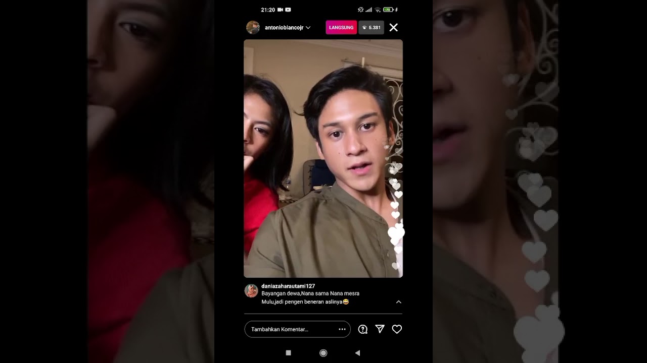 Antonio Blanco, Hana Saraswati, Zoe, & Cinta Brian Live Instagram Buku harian Seorang Istri SCTV