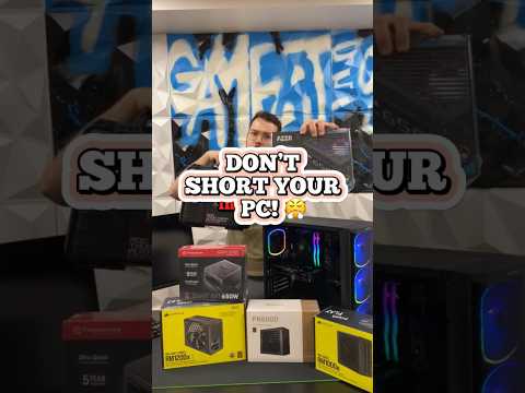 Don’t SHORT your PC! 😤 #pcbuild #techvideo #pcgaming #pctips #gaming