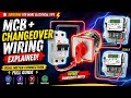 MCB + Changeover Switch Wiring Explained | Dual Meter Full Guide ⚡