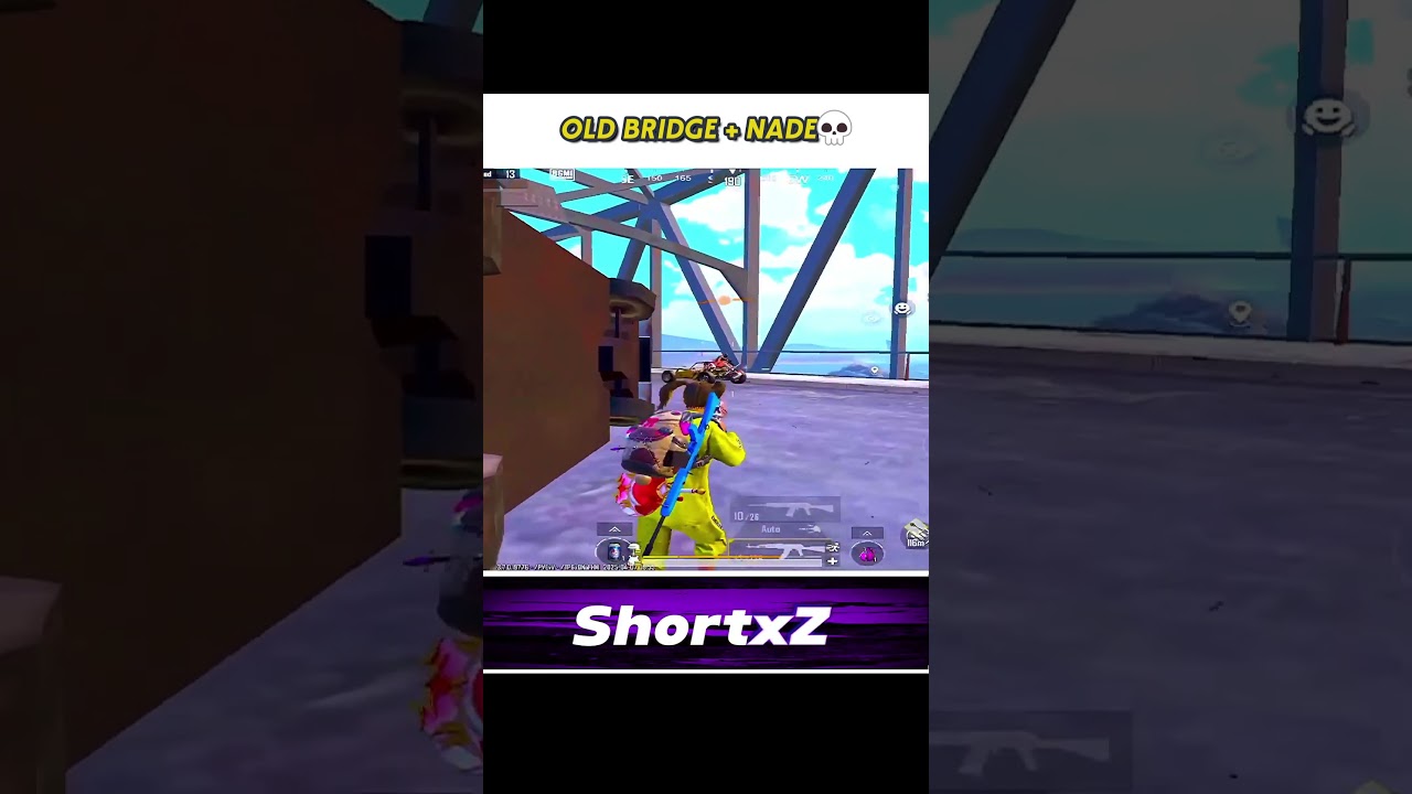 Bridge Camp 1v2 OP 💥 AKM + Nade Clutch! | 