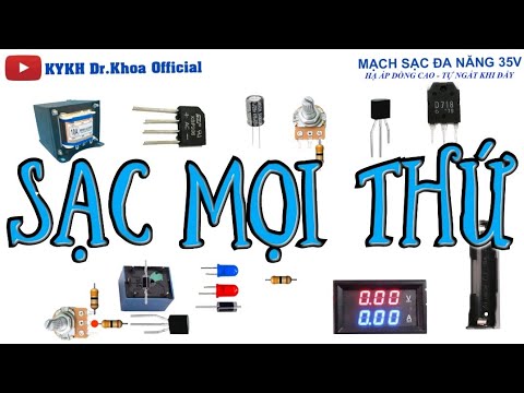 Video Chế mạch sạc tự ngắt đa năng 2-35v từ biến áp Amply |... - youtube