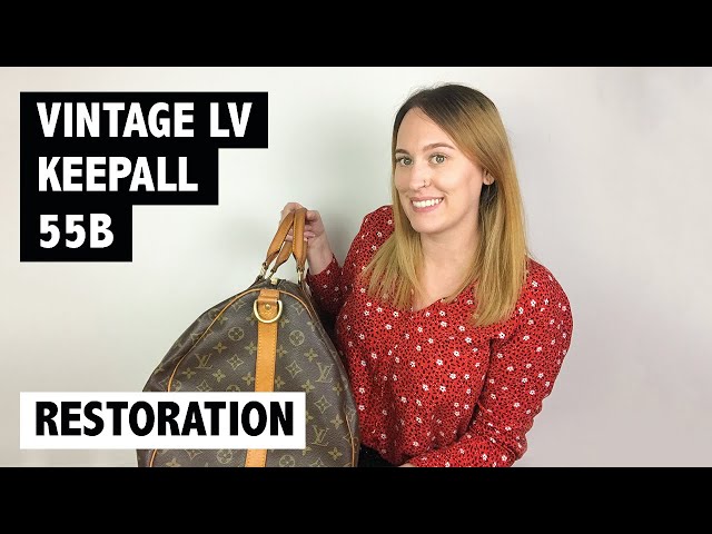 I restore vintage and damaged Louis Vuitton. This Keepall 45 cleaned up  beautifully! : r/Louisvuitton