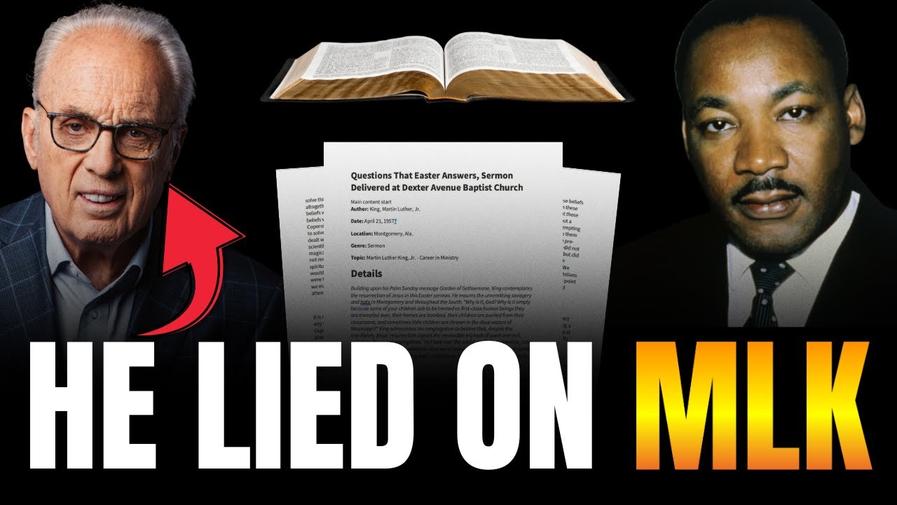 The Real Reason John MacArthur Lied About Dr. King Misrepresenting Christ and Being An Immoral Man