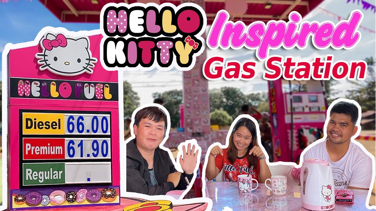 Hello Fuel (HELLO KITTY inspired GAS STATION) YouTube