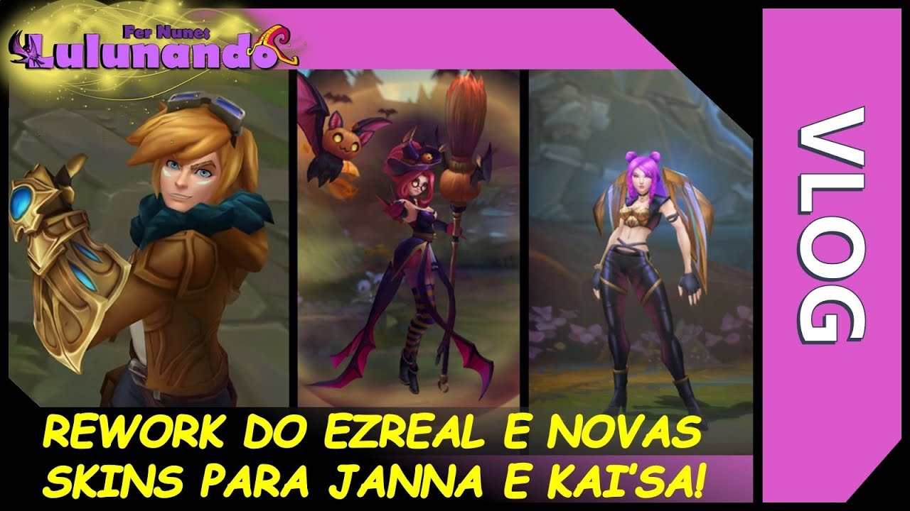 Rework do Ezreal e novas skins para Janna e Kaisa - YouTube