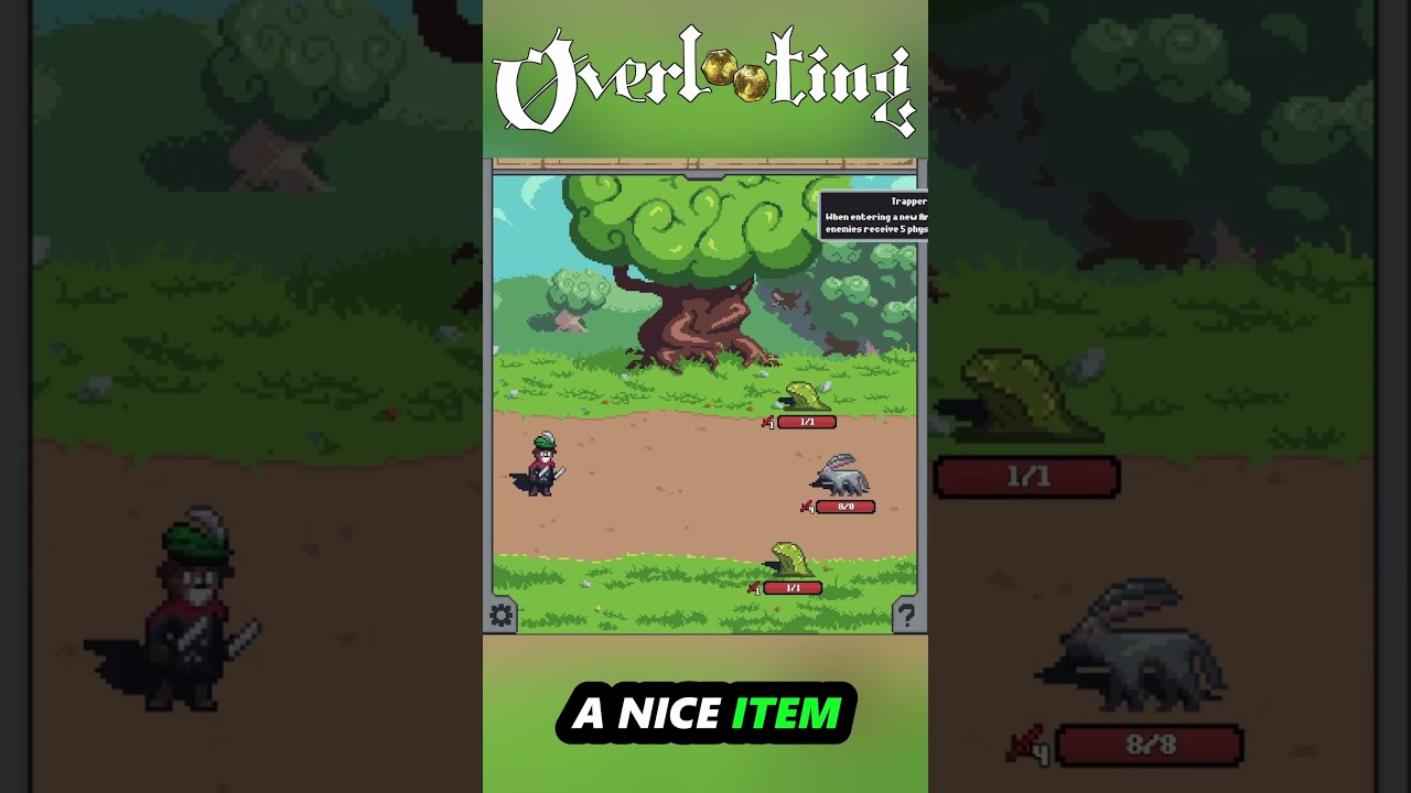 One Screen Backpack Style Rougelite | 