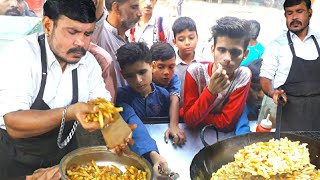 Mega French Fries Factory of Pakistan | Famous Street French Fries @KhandaniStreetFood