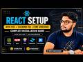 React Setup with Vite + Tailwind CSS + Font Awesome | Complete Installation Guide (Step-by-Step)