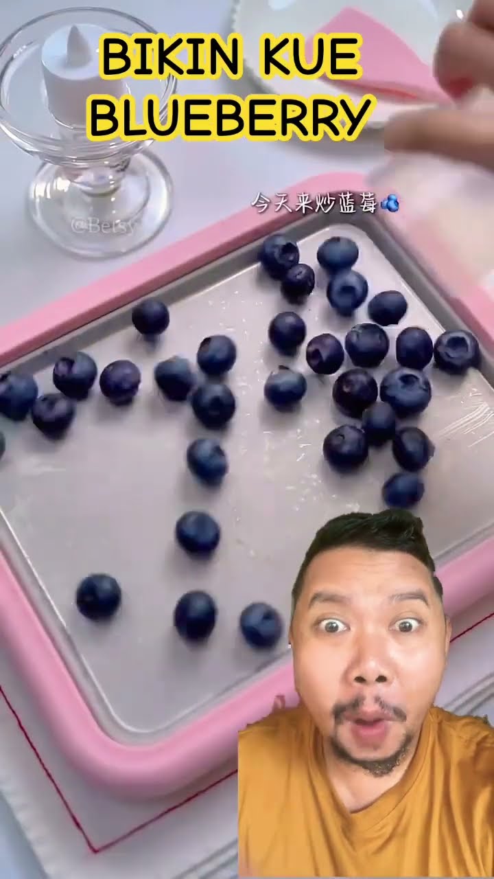 BIKIN KUE BLUEBERRY ENAK BANGET!!!!!? #recipe #dessert #food #icecream #fruit