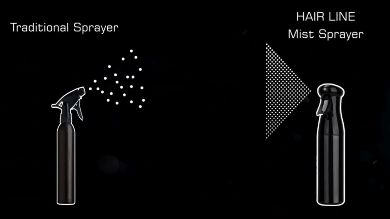 Hair Line Professional Home n Salon Use Mist Spray Bottle HSB057 Video