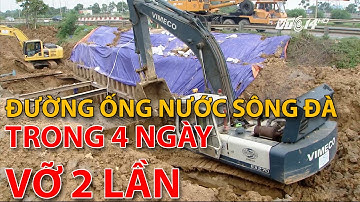 (VTC14)_Đường ống nước sông Đà ở Hà Nội vỡ 2 lần trong 4 ngày