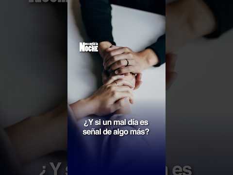 ¿Y si ese “mal día” es una señal de que algo no está bien?: Sergio Molina, doctor en Filosofía.