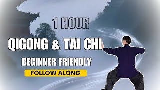 1 Hour Gentle Qigong & Tai Chi for Beginners | Class Reply ｜Full Body Follow-Along Practice