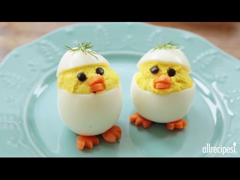 how-to-make-easter-chick-deviled-eggs-|-easter-recipes-|-allrecipes.com