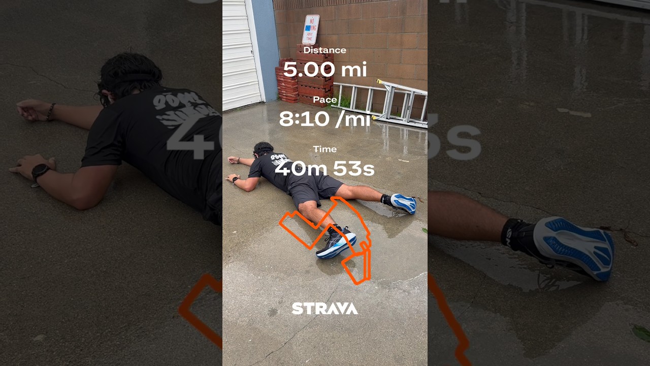 Running in the rain is fun.  