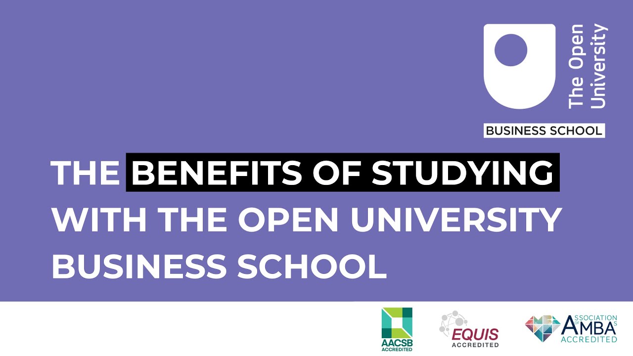 The benefits of studying with The Open University Business School