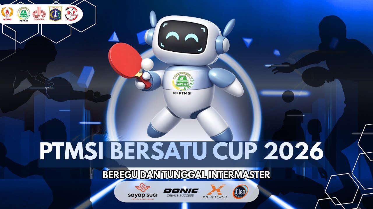 BEREGU PUTRA SCM TTC VS KOTA BEKASI KEJUARAAN TENIS MEJA PB PTMSI BERSATU CUP 2026