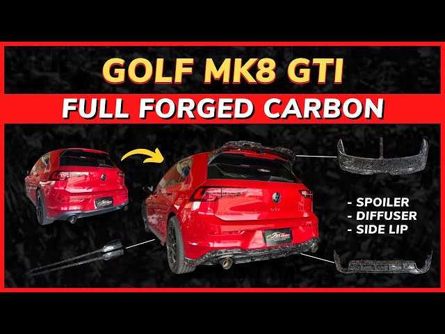 VW Volkswagen Golf Mk8 GTI 🆕 Installed Forged Carbon Fiber
