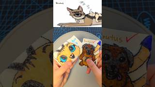 I drew a Baby Brutus from Pixie And Brutus with a magic sponge ‪@xPoTaToMusic‬ Details