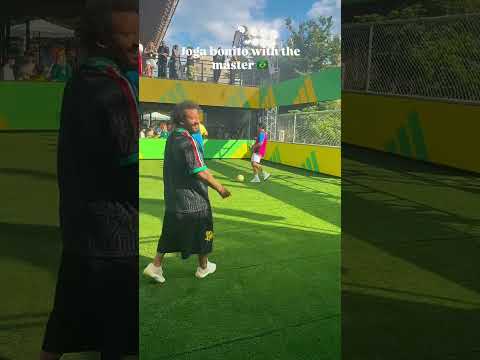 Real Madrid legend joins your pickup game!