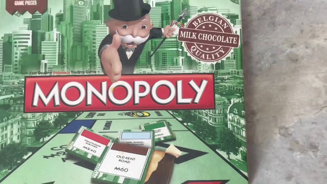 Unwrapping Monopoly Belgian Milk Chocolate m