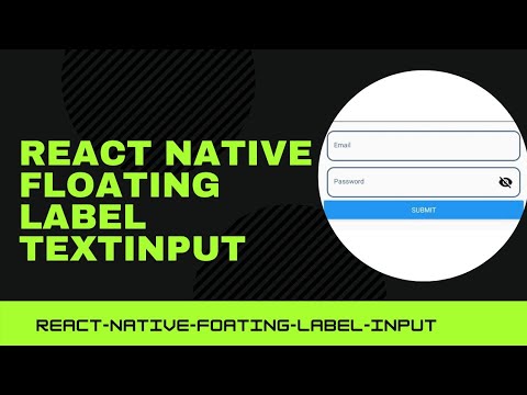 React Native-Floating Label Textinput - YouTube