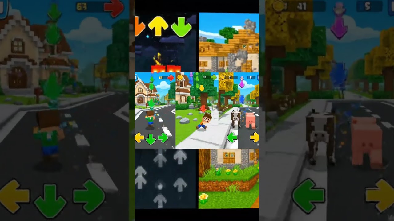 Minecraft Animals on the Run – Funny Chase! 🐔💥 