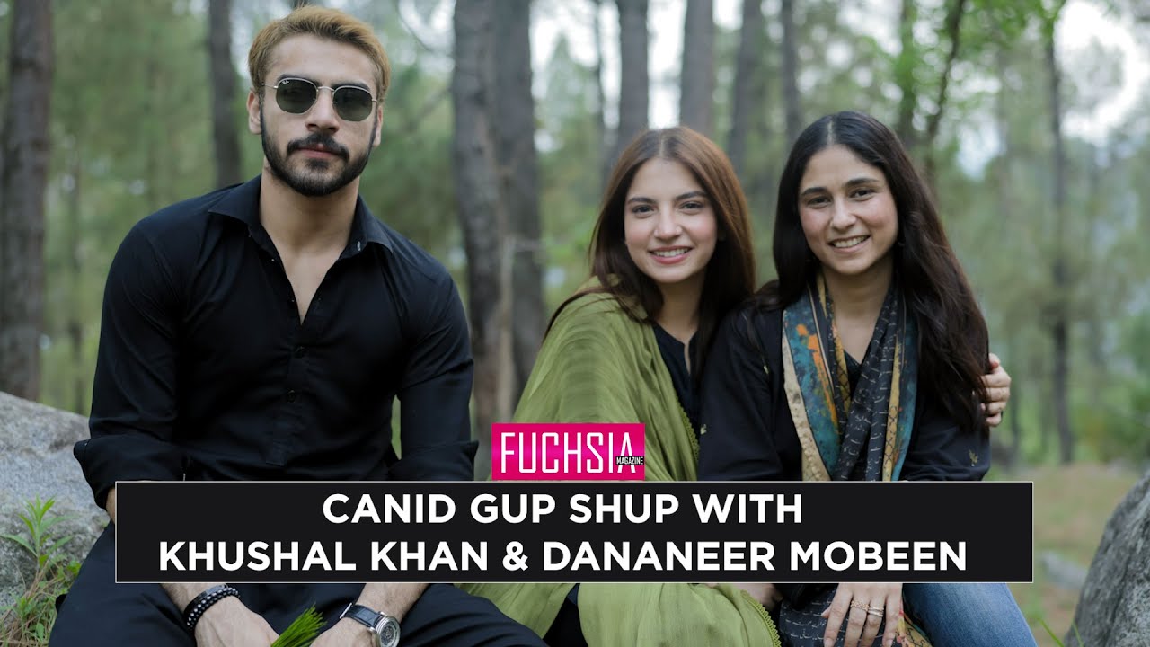 Candid Gup Shup with Dananeer  Khushal In Dadar  From the sets of Mohabbat Gumshuda Meri  FUCHSIA