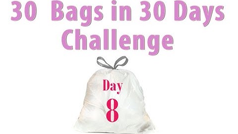 30 Bags in 30 Days || Declutter Challenge || Day 8