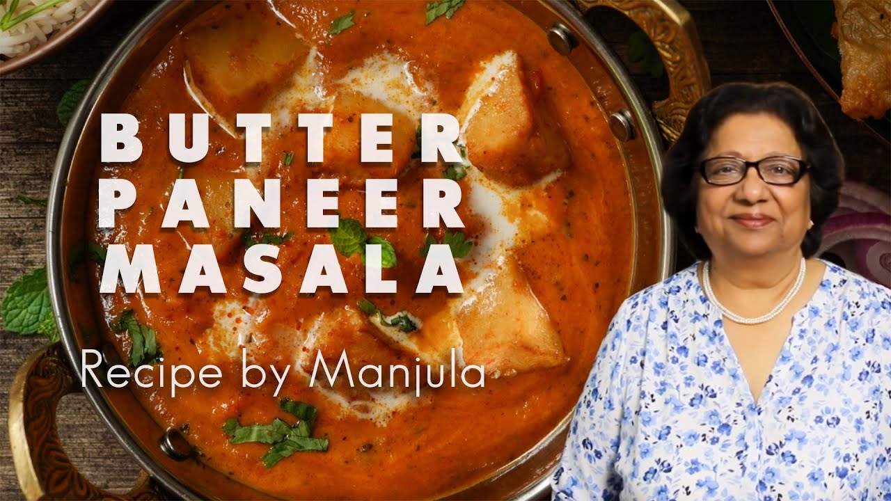 Butter Paneer Masala Recipe Paneer Butter Masala by Manjula's Kitchen