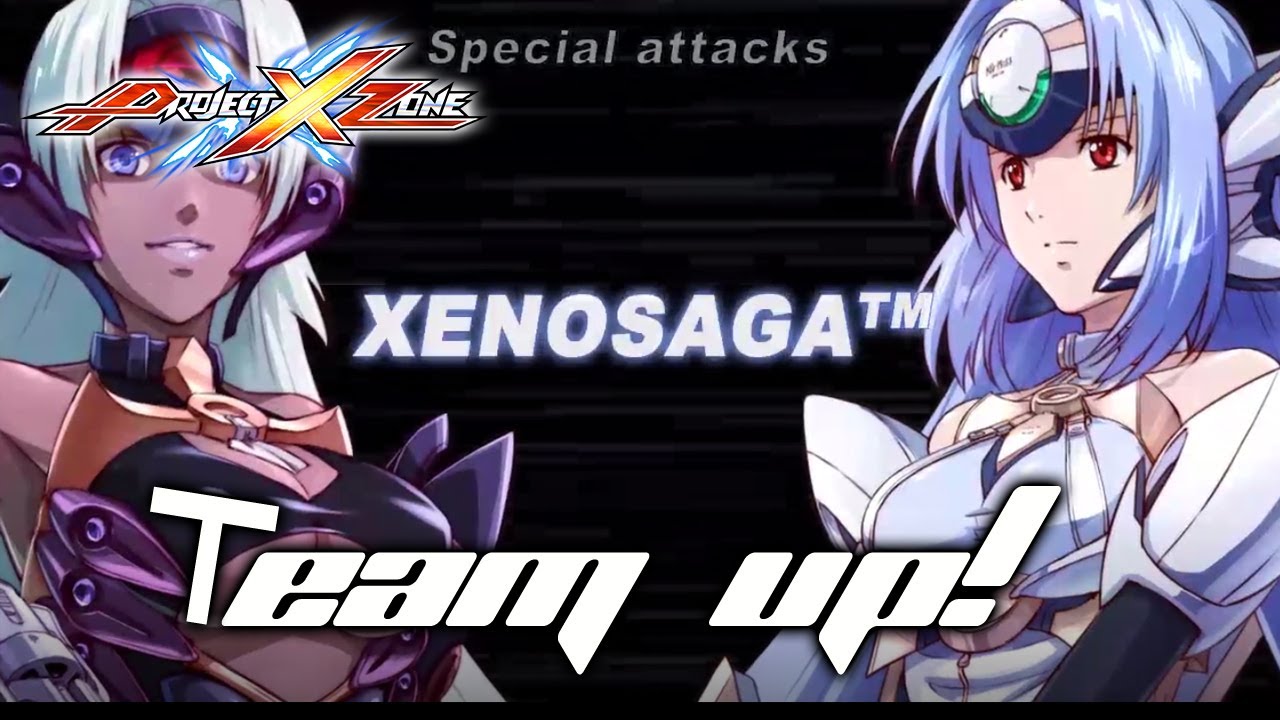Project X Zone 3ds T Elos And Kos Mos Team Up Youtube