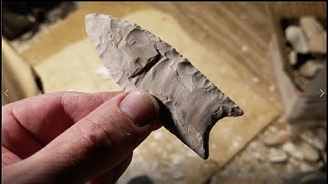021 - Clovis from Brittle Stone, Abo Flintknapping