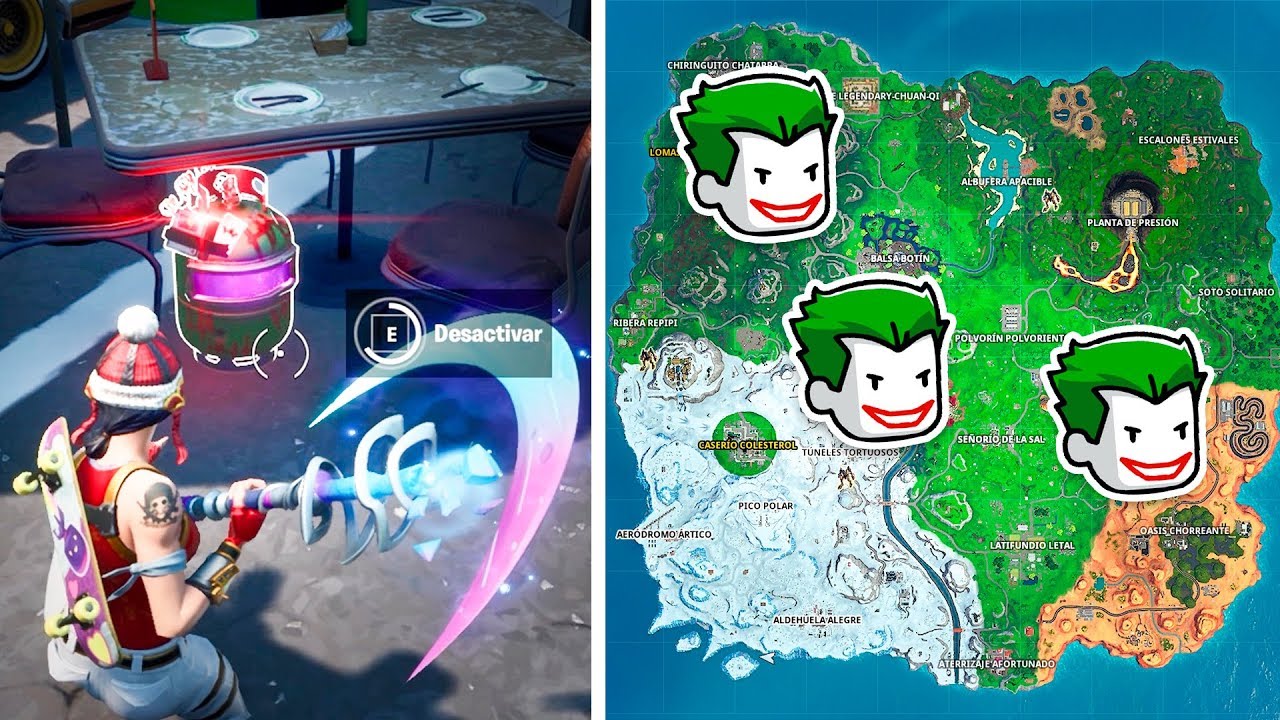 Desactiva botes de gas del Joker DESAFÍOS BIENVENIDOS A