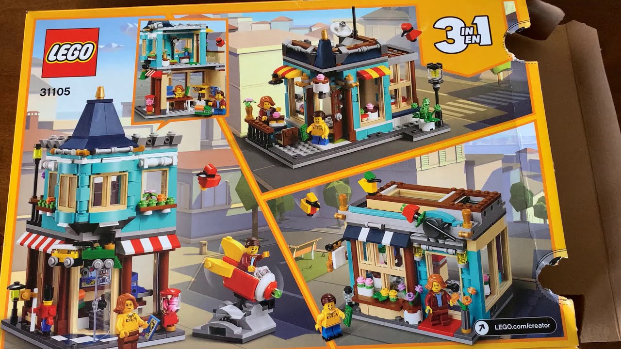 LEGO Townhouse Toy Store 554 pcs YouTube