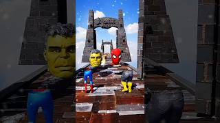 GTA V Queen Run 😱 Spider-Man vs Hulk! Ultimate Funny Epic Challenge #spiderman #shorts #hulk