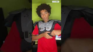 How To Wear Shoulder Pads Like NFL Players #shorts