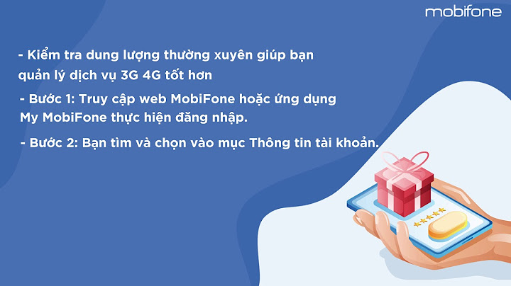 App kiểm tra gói cước MobiFone