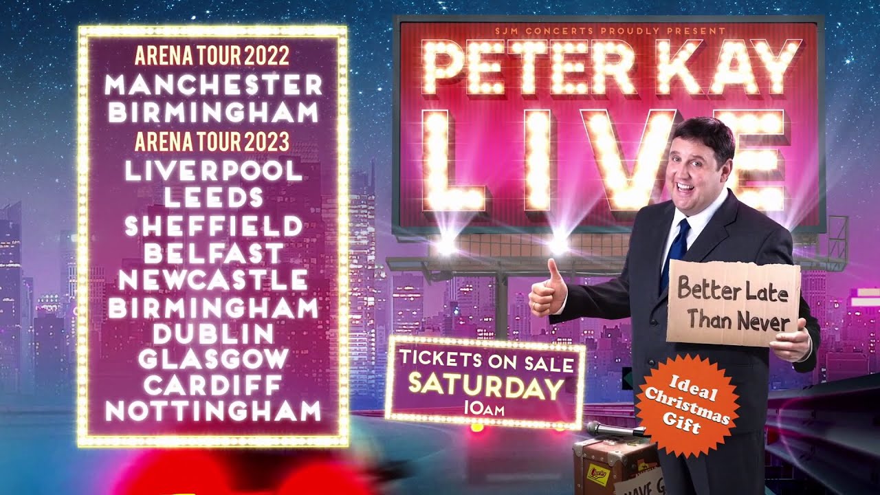 peter kay tour announcement