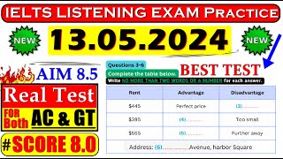 IELTS LISTENING PRACTICE TEST 2024 WITH ANSWERS | 13.05.2024