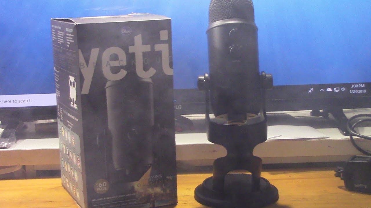 FREE BLUE YETI BLACKOUT UNBOXING - YouTube